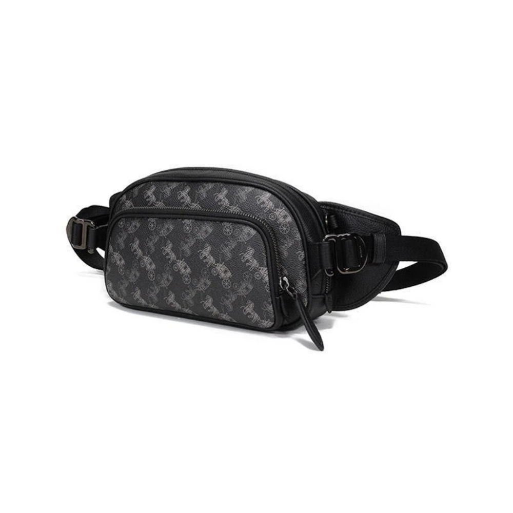 NEW COACH Hitch Belt Bag In Signature Canvas With Horse And Carriage Print $395 - Picture 12 of 13